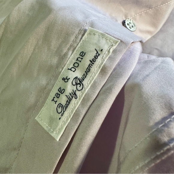 NWT Rag & Bone ‘Diana’ Cotton-Poplin Button-Down Shirt in “Lavender” Size Small - Picture 14 of 16